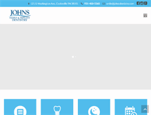 Tablet Screenshot of johnsdentistry.com